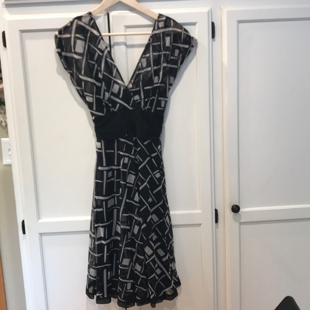 Mix-it dress with slip dress lining sz 8 zip side